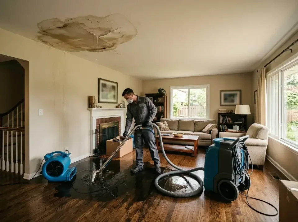 attic-pipe-burst-ceiling-drip-008 — frequently asked questions, Water Damage Restoration & Carpet Care in Fairfax Station, VA